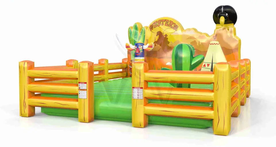 Air cushion for Rodeo Western commercial mechanical rodeo attraction