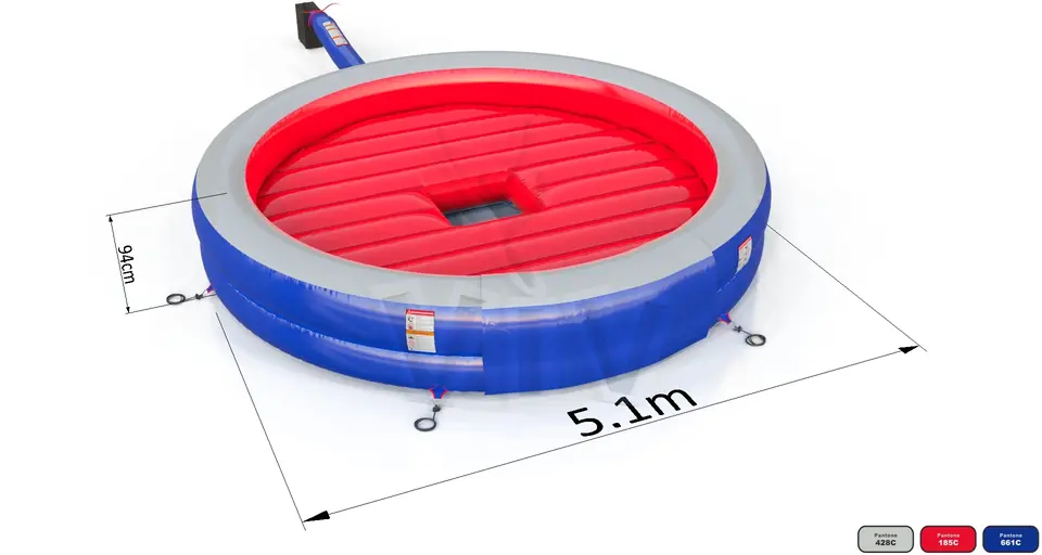 Air cushion for Rodeo (with sponges) commercial mechanical rodeo attraction