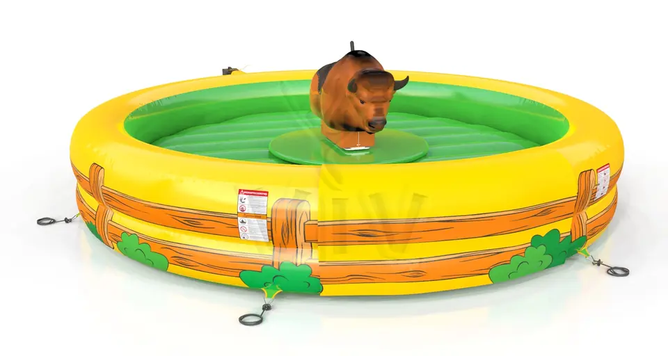 Rodeo Classic SET (with bull figure) commercial mechanical rodeo attraction