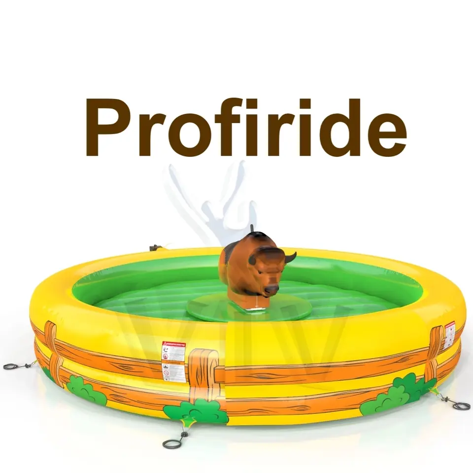 Rodeo Profiride SET (with bull figure) commercial mechanical rodeo attraction