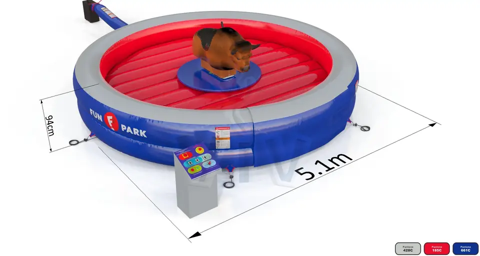 Rodeo Texas - set commercial mechanical rodeo attraction