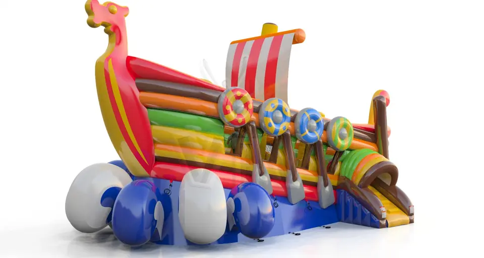Drakkar Ship commercial inflatable ship attraction