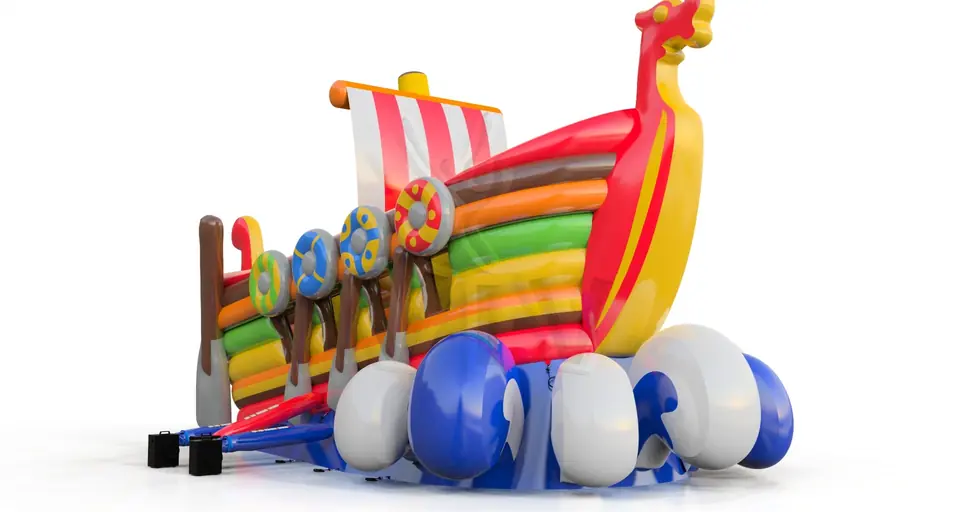 Drakkar Ship commercial inflatable ship attraction
