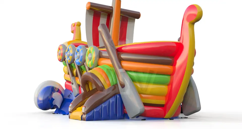Drakkar Ship commercial inflatable ship attraction