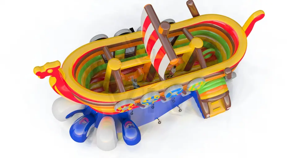 Drakkar Ship commercial inflatable ship attraction