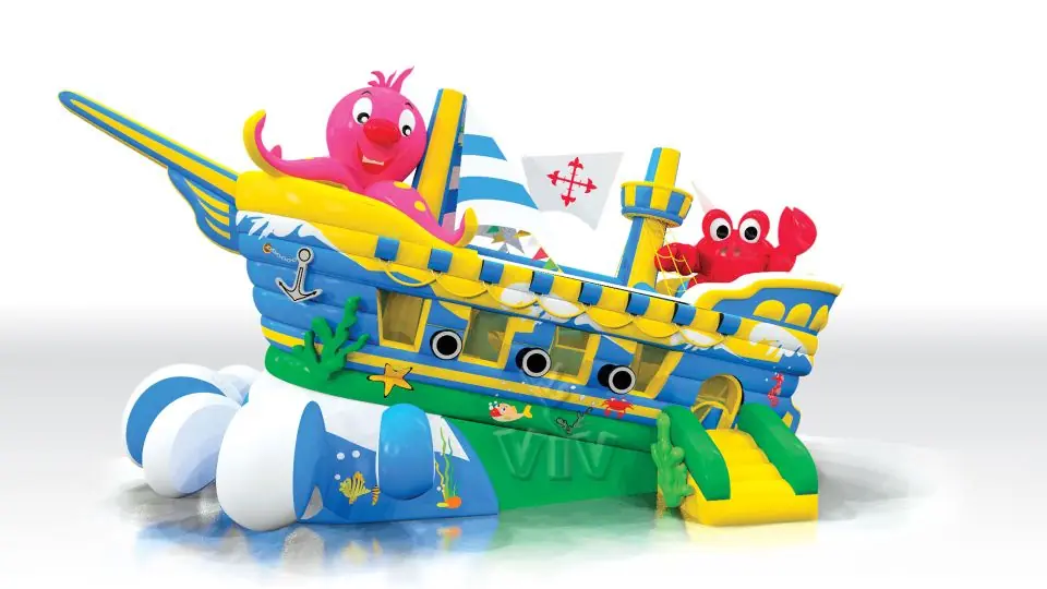 Flying Dutchman Ship - Collection Underwater World commercial inflatable ship attraction
