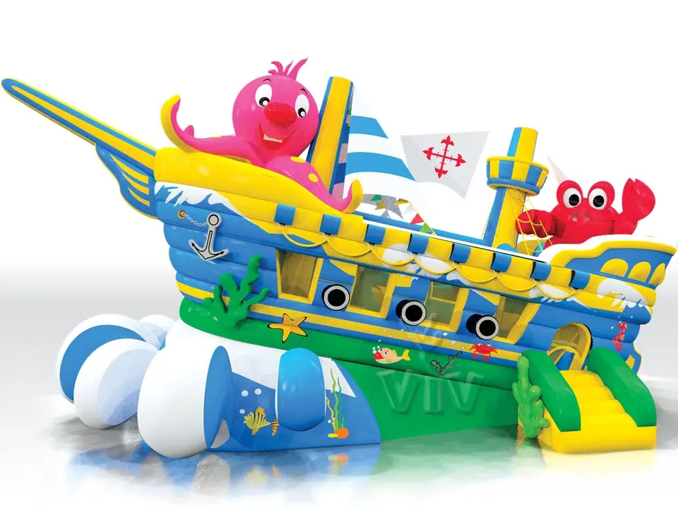 Flying Dutchman Ship - Collection Underwater World commercial inflatable ship attraction