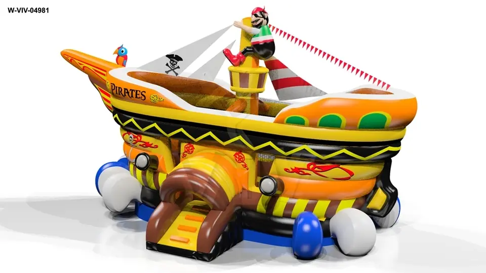 Rocking ship - Collection Pirate commercial inflatable ship attraction