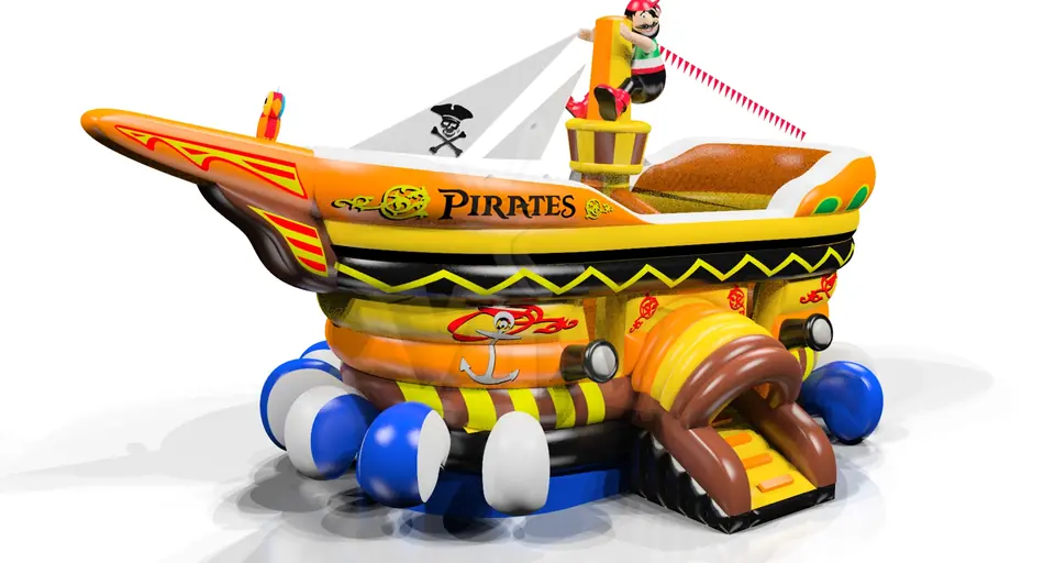 Rocking ship - Collection Pirate commercial inflatable ship attraction