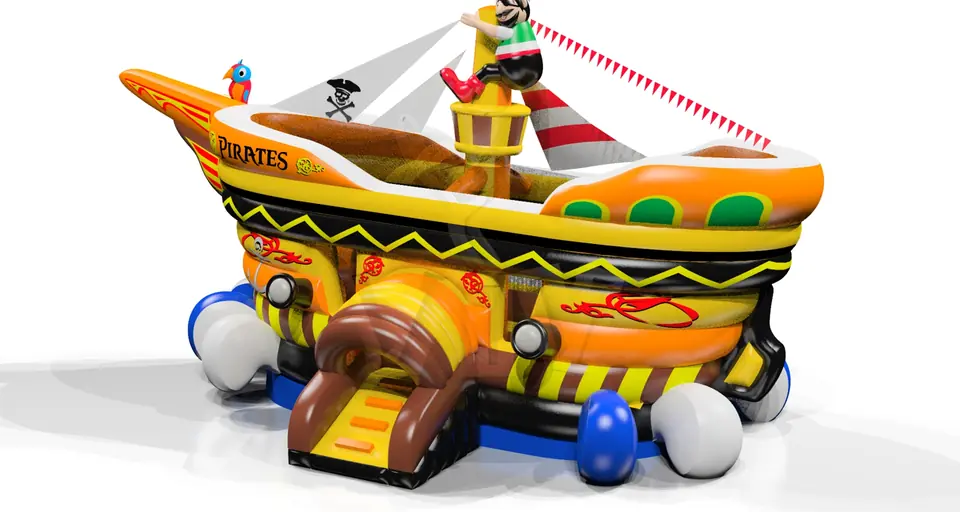 Rocking ship - Collection Pirate commercial inflatable ship attraction