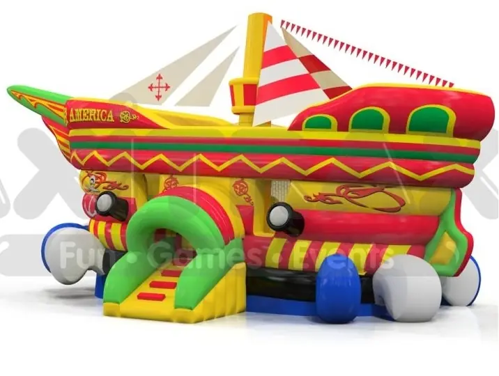 Rocking ship commercial inflatable ship attraction