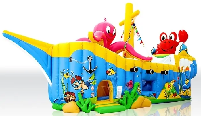 Ship Water World - Collection Underwater World commercial inflatable ship attraction