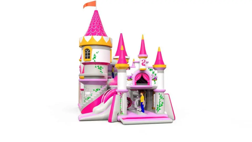 Castle with Active Center - Castle Collection commercial inflatable slide