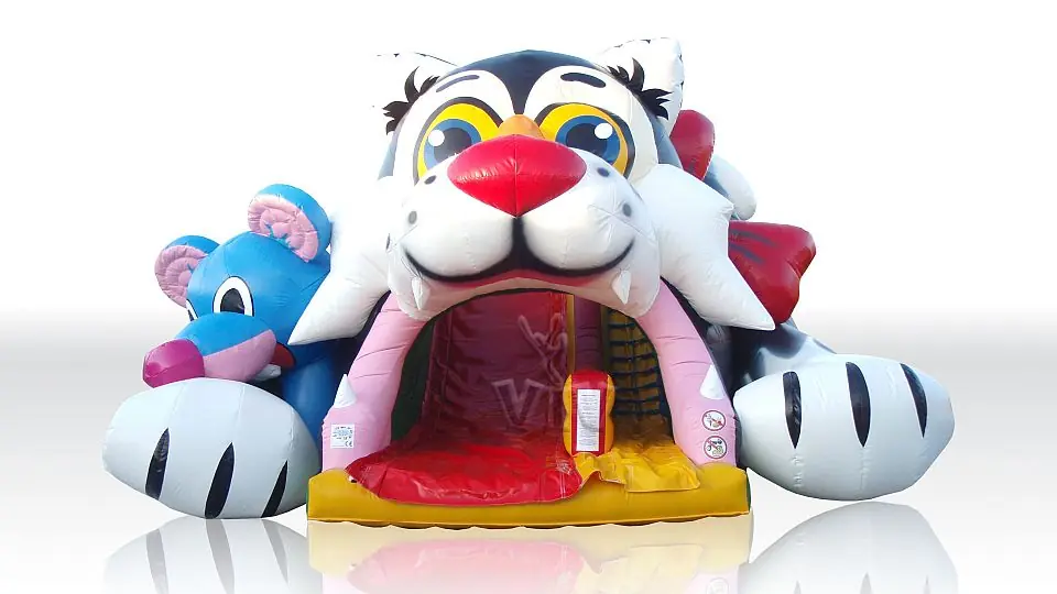 Cat commercial inflatable slide