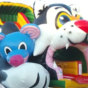 Cat commercial inflatable slide