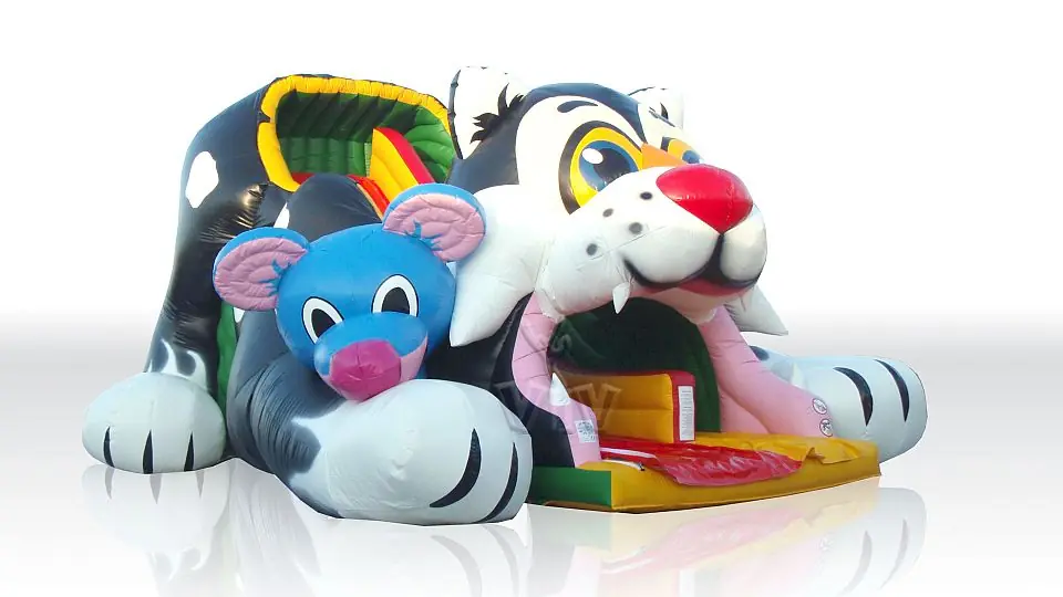 Cat commercial inflatable slide