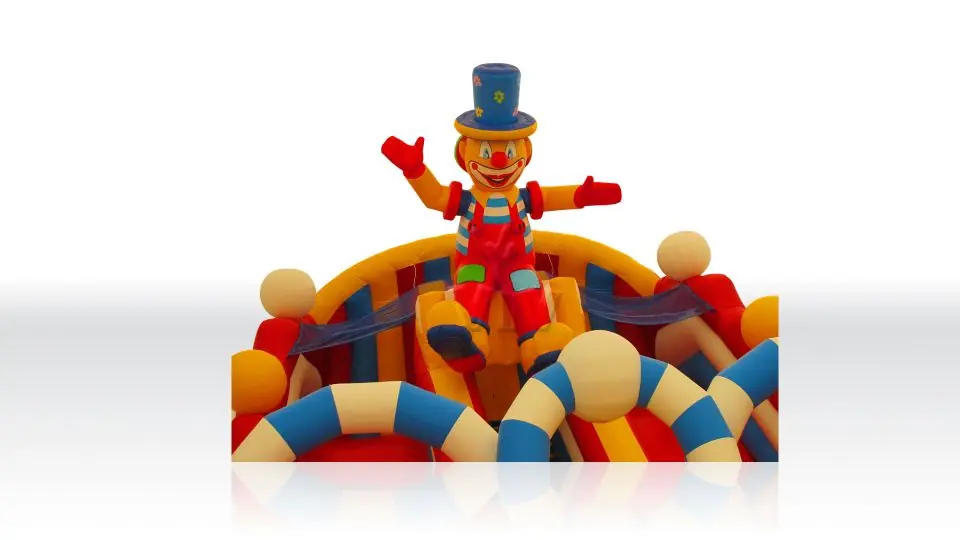 Clown Giant Professional commercial inflatable slide