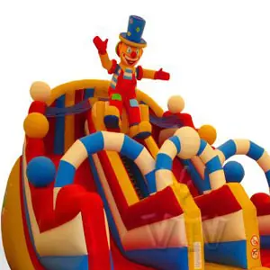Clown Giant Professional commercial inflatable slide