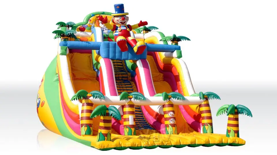 Clown Giant Professional commercial inflatable slide