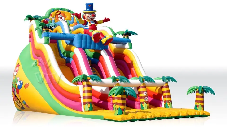 Clown Giant Professional commercial inflatable slide