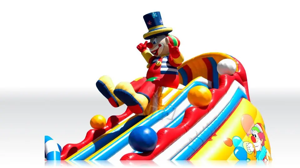 Clown SUPER Giant Professional commercial inflatable slide