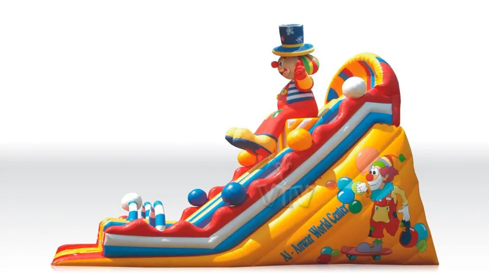 Clown SUPER Giant Professional commercial inflatable slide