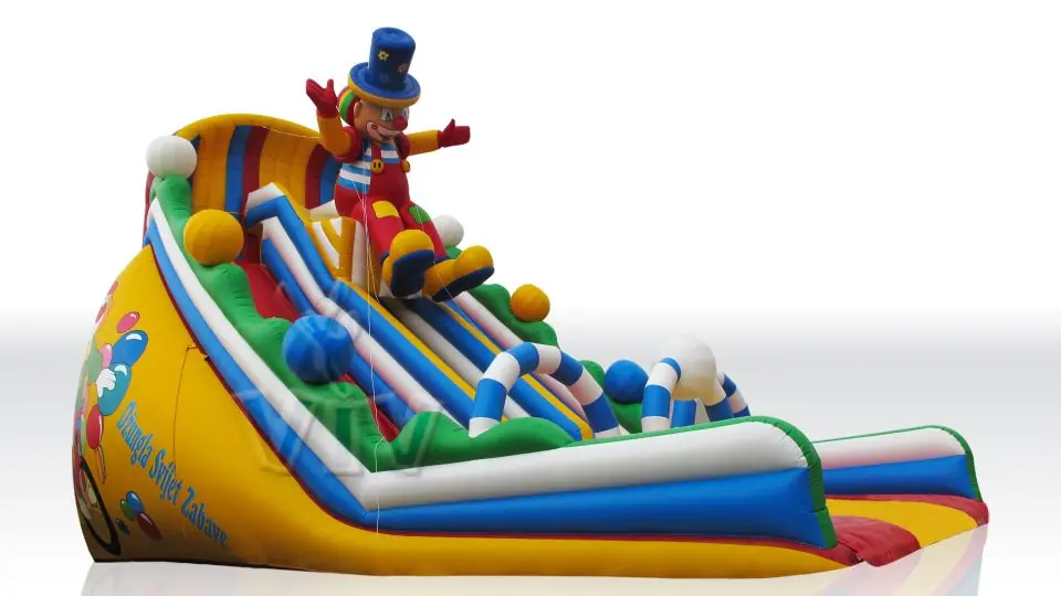 Clown SUPER Giant Professional commercial inflatable slide