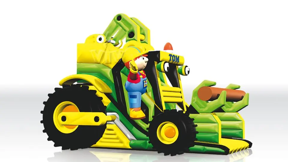 Digger - Collection Tom the Builder commercial inflatable slide