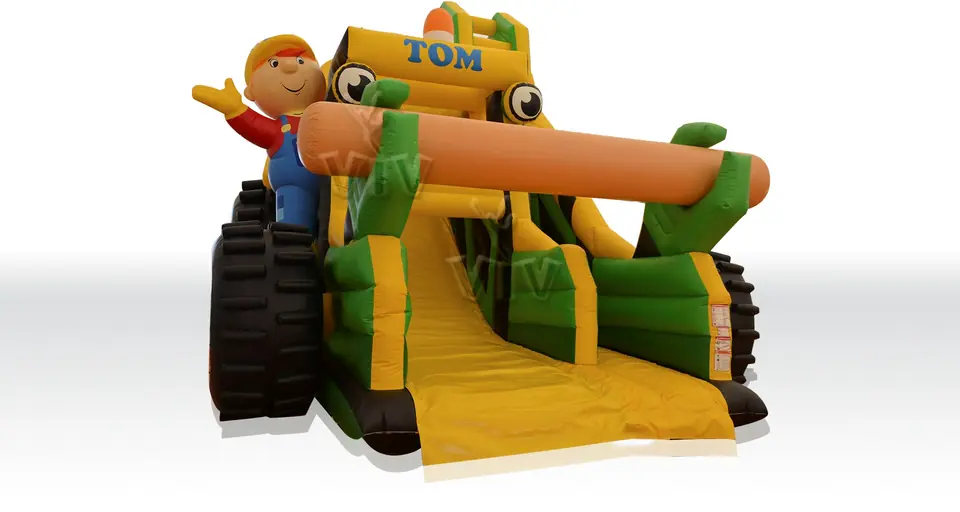 Digger - Collection Tom the Builder commercial inflatable slide