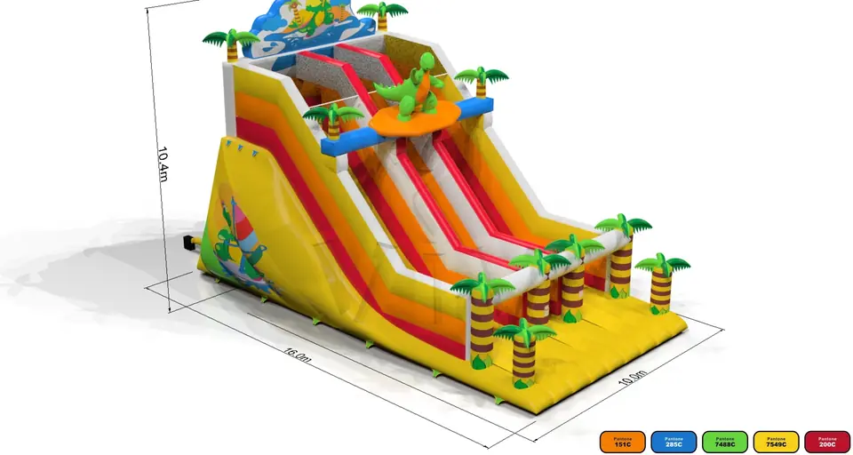 Dino Gigant commercial inflatable slide