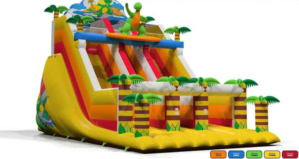Dino Gigant commercial inflatable slide