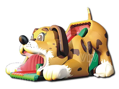 Dog commercial inflatable slide