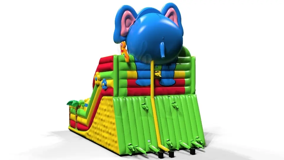 Elephant commercial inflatable slide
