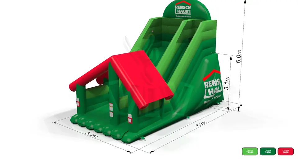 Flisak Rensch Haus digital commercial inflatable slide