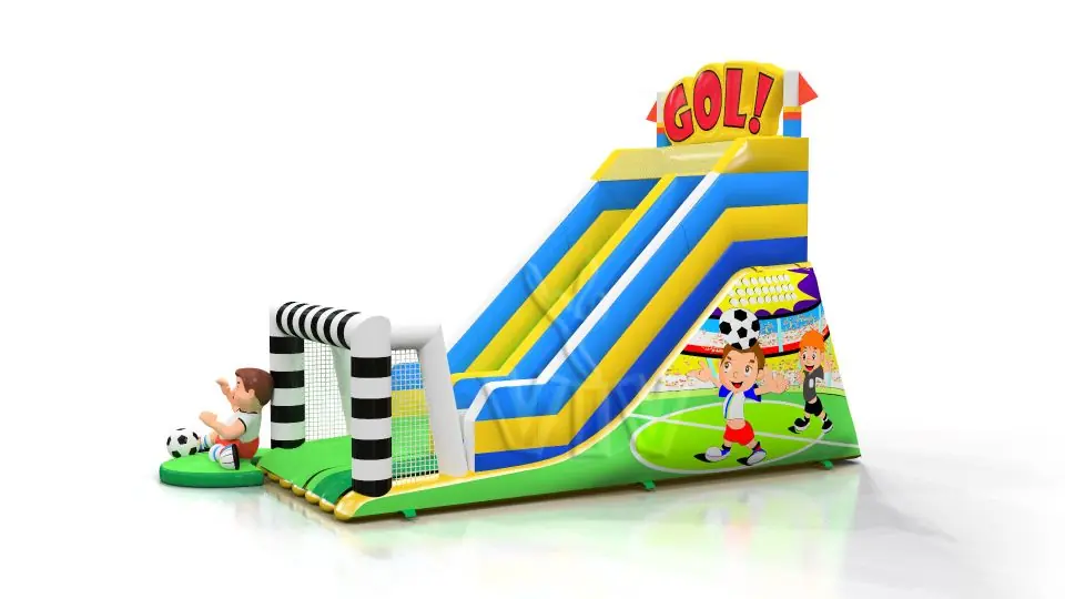 Football - Collection Football commercial inflatable slide