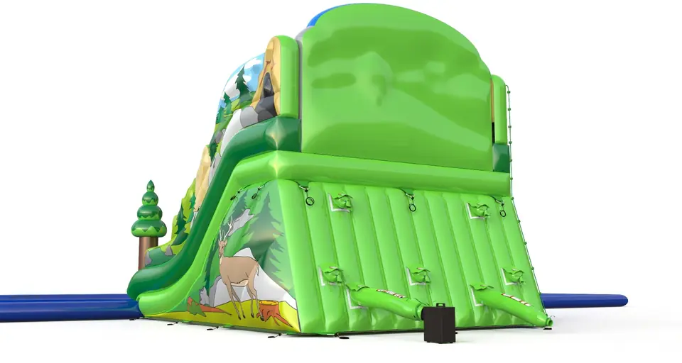 Forest for the pool commercial inflatable slide