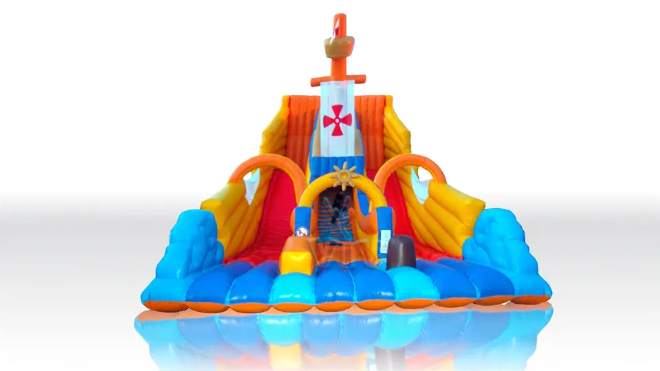 Galleon commercial inflatable slide