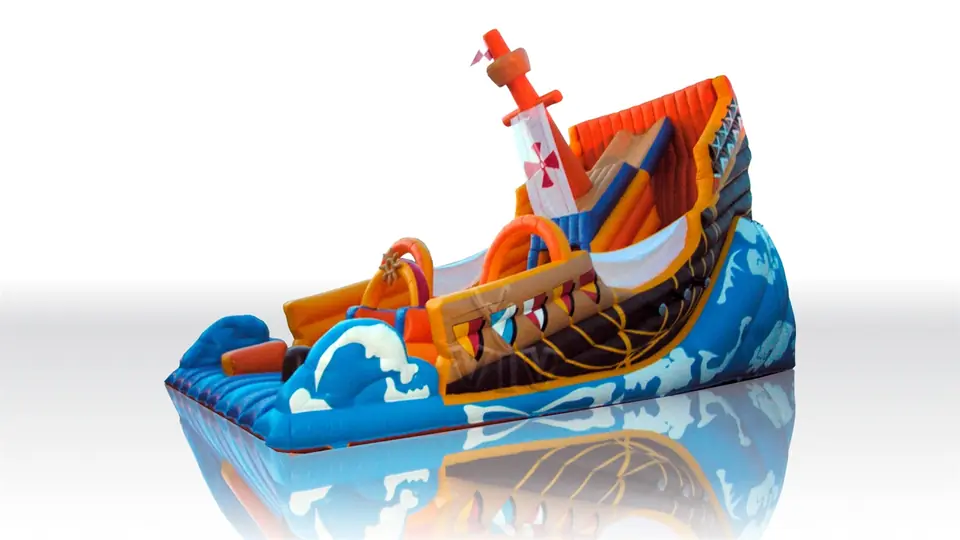 Galleon commercial inflatable slide