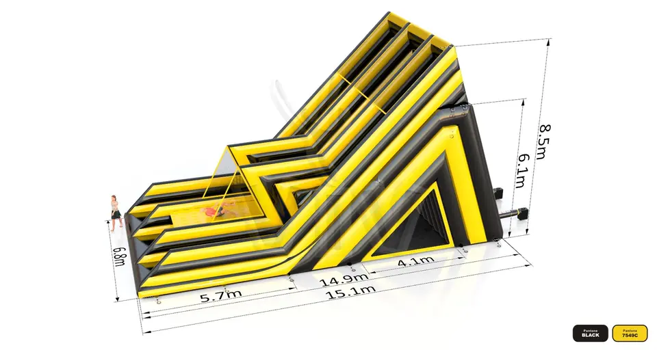 High Heel commercial inflatable slide