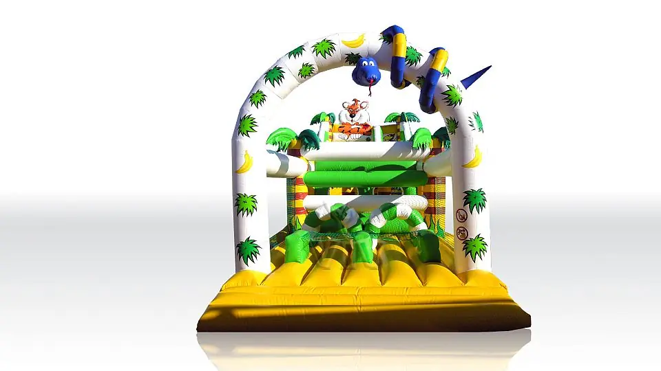 Jungle Slide with Active Center commercial inflatable slide