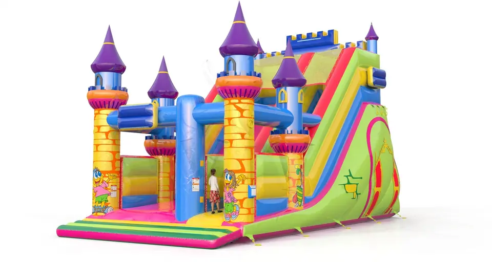 Kinderhotel commercial inflatable slide