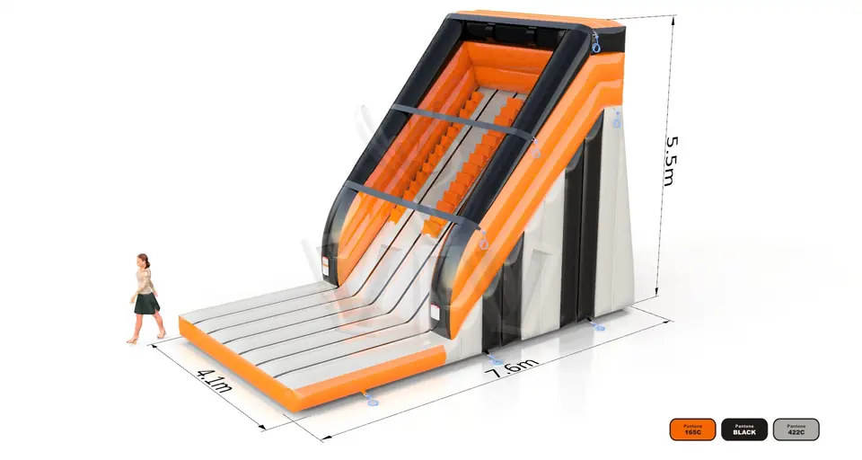 Ladders commercial inflatable slide