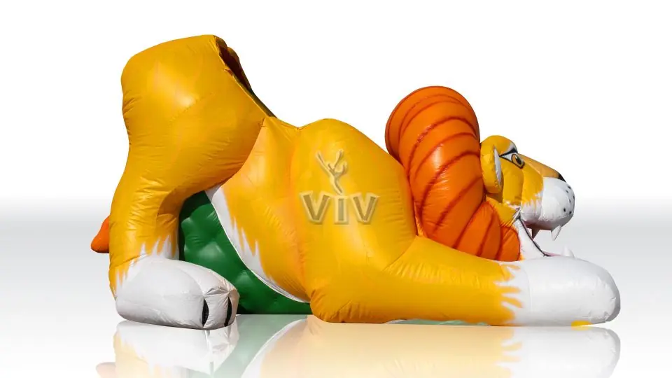 Lion commercial inflatable slide