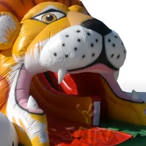 Lion commercial inflatable slide