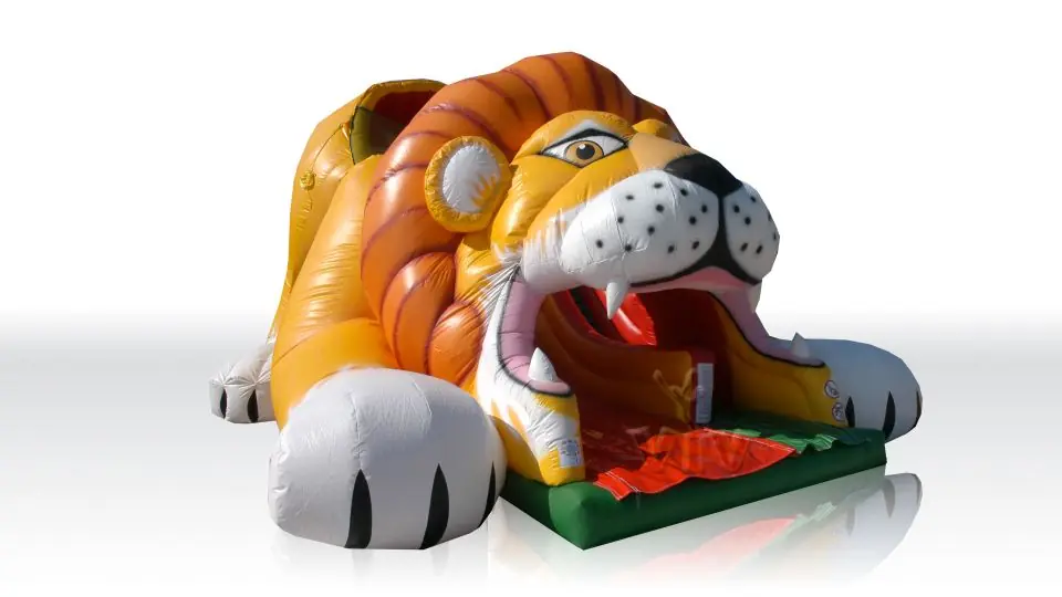 Lion commercial inflatable slide