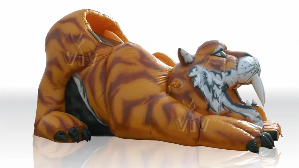 Lying Tiger commercial inflatable slide