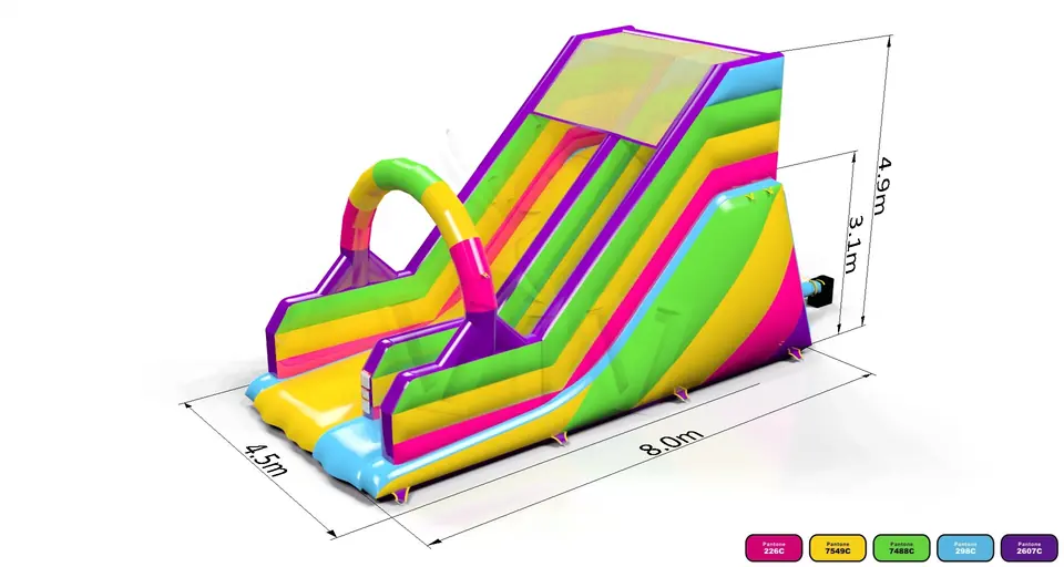 M Startup commercial inflatable slide