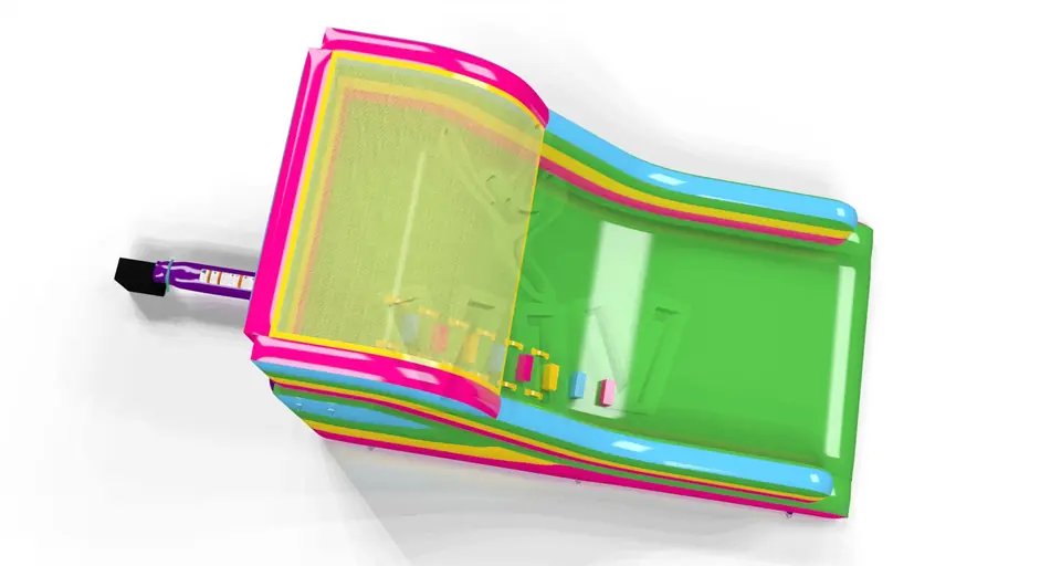micro simple Startup commercial inflatable slide