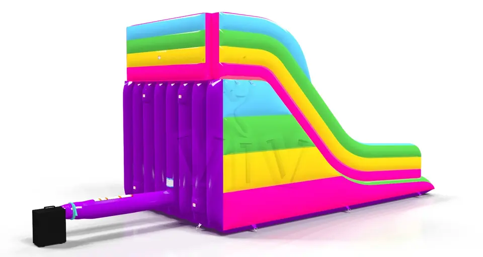 micro simple Startup commercial inflatable slide
