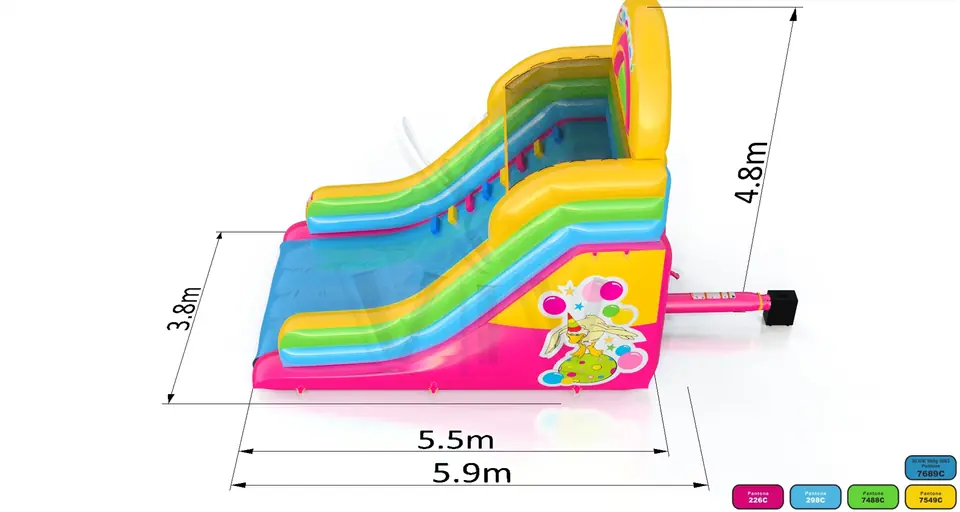 Mini Circus commercial inflatable slide